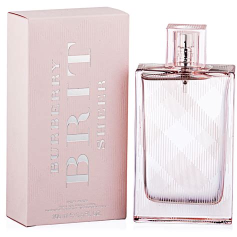 burberry brit women's perfume eau de toilette|burberry brit sheer fragrantica.